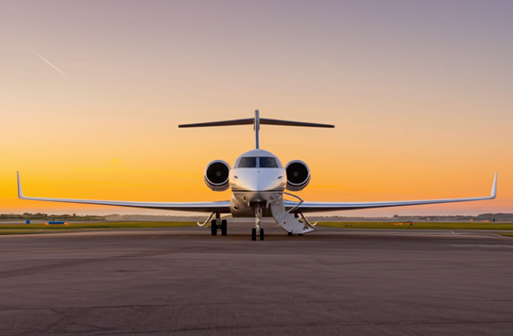 Luxury Gulfstream G650 private jet for mystery flights